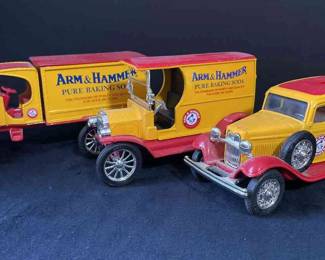 Arm Hammer Model Cars And Truck Coin Banks