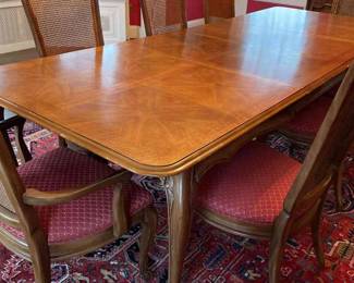 9.5 White Furniture Co. Dining Table And 8 Chairs