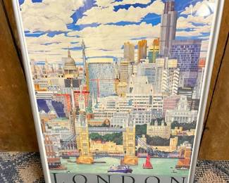 1991 London The City Framed Print