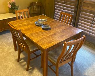 MCM table and chairs.