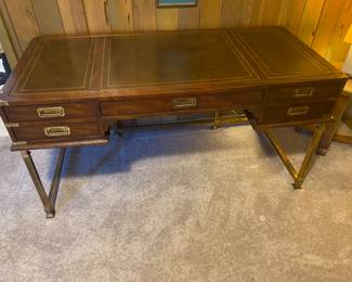 Campaign style desk.