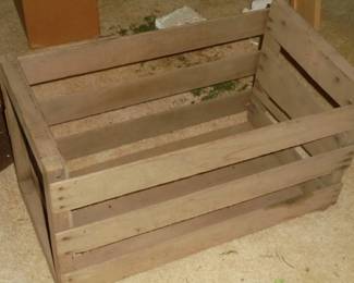 Vintage wood crate