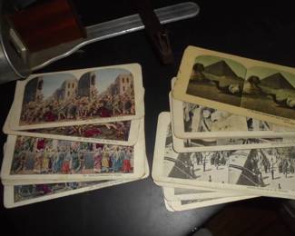 Antique Perfecscope 3-D view finder w/cards