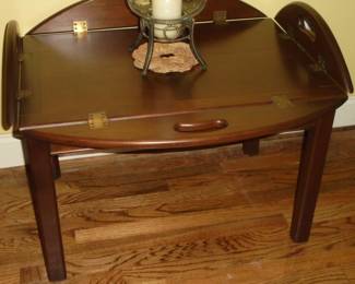 Butler tray coffee table