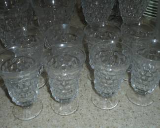 8 Fostoria juice glasses