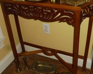 small wall table