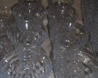 8 Fostoria tea glasses
