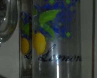 Lemon glasses