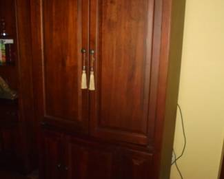 Matching 7' tall entertainment center