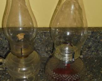 2 of 3 oil lamps