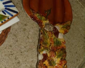 Autumn motif vase