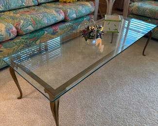 Gold coffee table 
