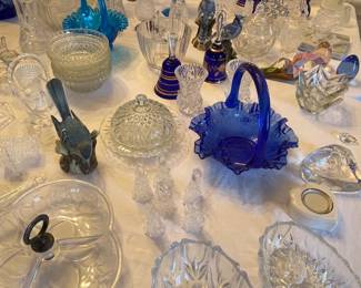 Fenton and other crystal and glass