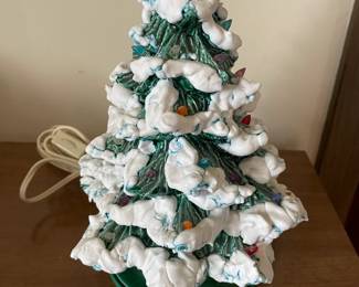 Vintage light up tree