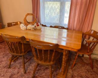 Table and chairs priced individually