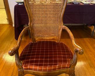 Very nice cane-back dining chairs