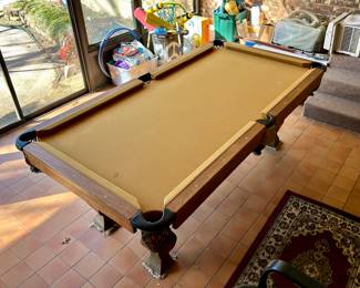 Pool table perfect for your man cave 