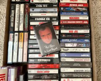 Large selection of cassettes