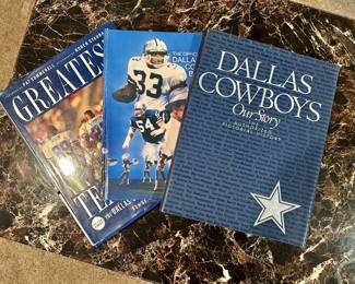 Selection of Dallas Cowboy Coffee Table Books