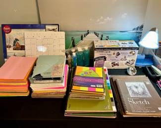 Huge assortment of art and office supplies