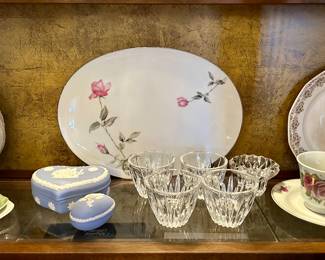 Porcelain , crystal & fine China including Wedgwood