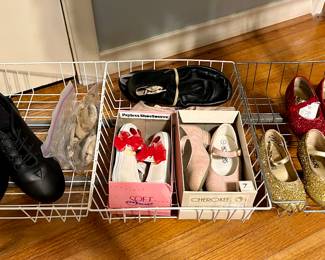 Girls’ shoes including two & jazz dance shoes