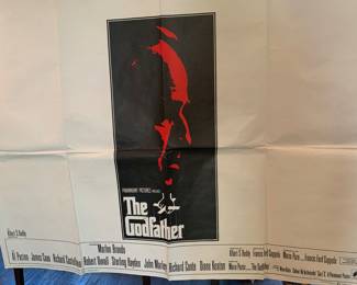 Orig vintage movie poster “ The Godfather “