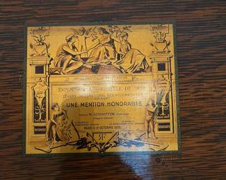 Schaeffer Chicago upright piano.