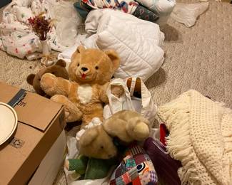 Vintage plush animals