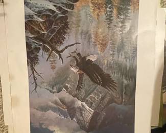 Many unframed beautiful prints.