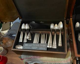 Vintage silver sets