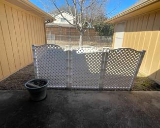 Lattice fence - portable