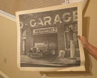 Many unframed beautiful prints.