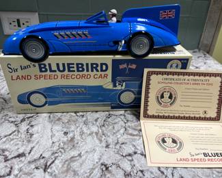 Vintage Bluebird Land Speed Record Car.
