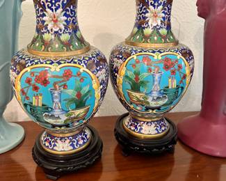 Gorgeous Cloisonné Vases