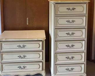 Vintage Lingerie Dresser and Chest of Drawers