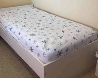IKEA White Single Bed Mattress
