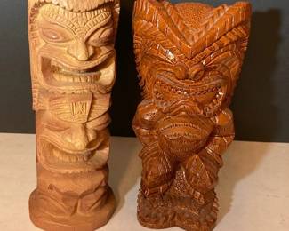 Hawaiian Carved Wood Figurines