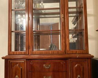 Mirrored China Hutch