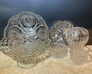 Leaded Crystal Dishes And Bowls