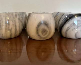 Marble Wine Glasses Or Votives