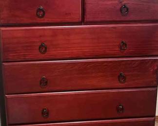 6 Drawer Wood Dresser