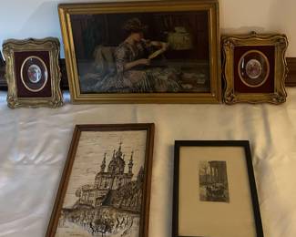 Cameo Wall Art Russian Birch Bark Art More