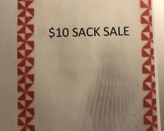 This room is full!  You will have a great time filling your sack/s