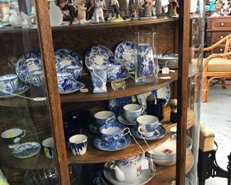 Blue and white China, Normal Rockwell, glassware, and more
