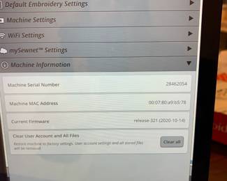 #198	Husqvarna Viking Designer Epic Sewing and Embroidery Machine w/all included Attachments including the largest hoop on the market approx 10x14 with User manuals, Extra feet, extra hoops , walking foot, bobbins, cords and much more.  In excellent condition and working order.  	 $3,000.00 
