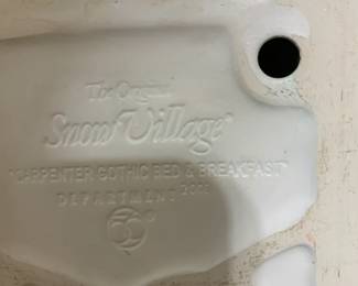 #142	snow village carpenter Gothic bed and breakfast 2000	 $30.00 
