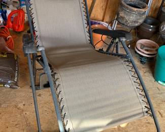 #83	gravity lounge chair 	 $50.00 
