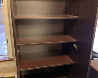 #60	Storage Cabinet w/3 shelves- SKU PL151 W/Key and lock: 36x22x66	 $400.00 
