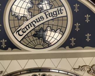 #15	Grandfather Clock - Tempus Fugit 19x12x80	 $225.00 
